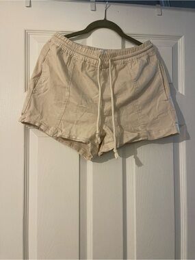 Pistola Cream Pull-On Drawstring Casual Shorts Size 6